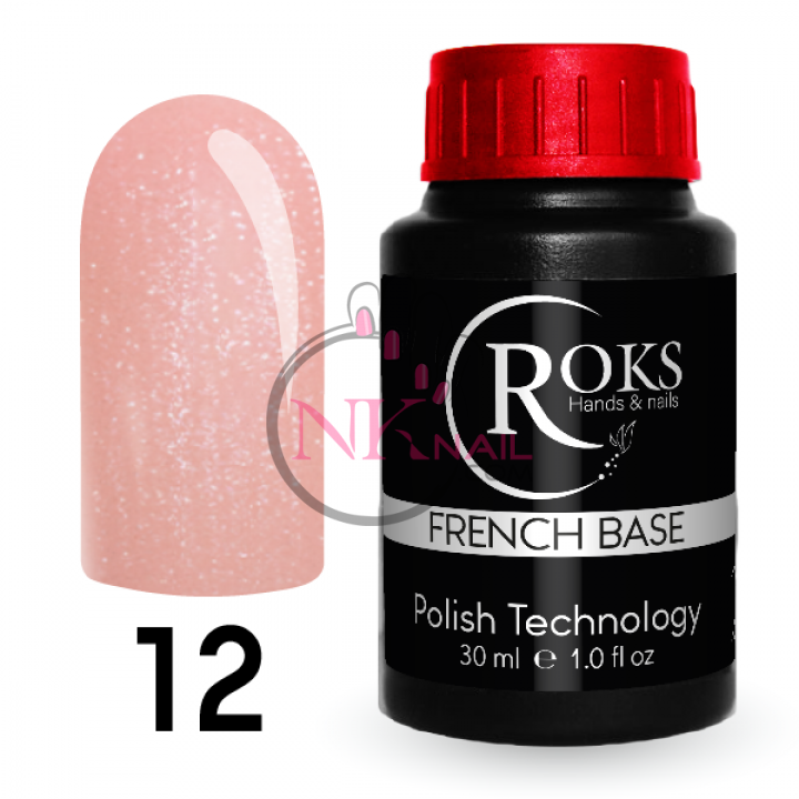 База French Rubber Base Roks 30 ml №12 TPO free